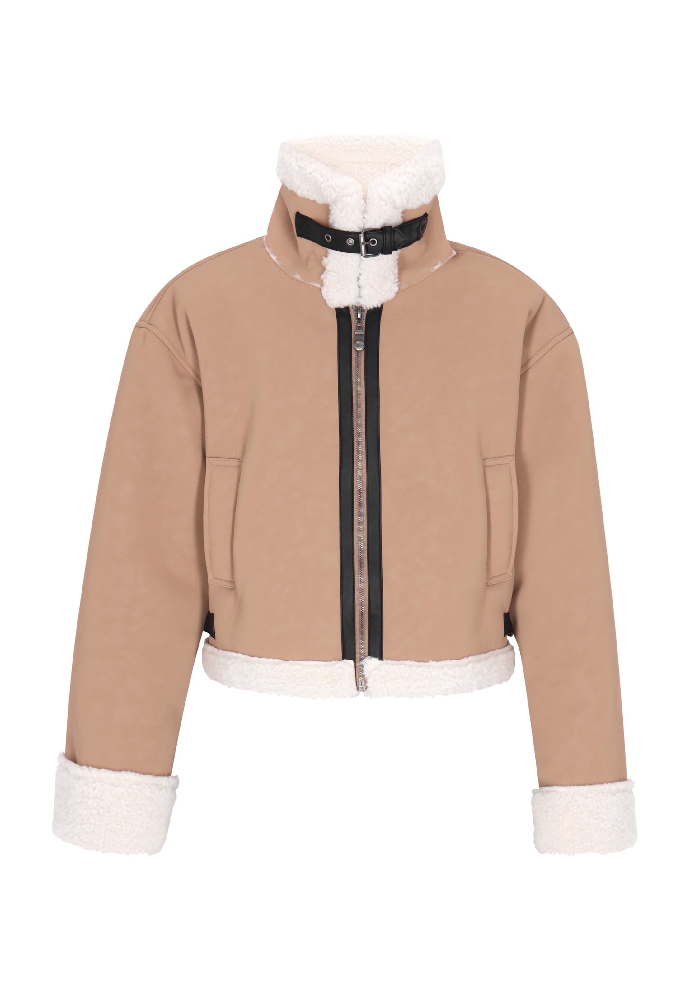 DreiMaster Vintage Зимняя куртка в Бежевый: спереди