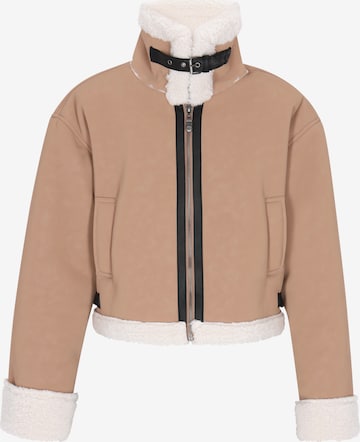DreiMaster Vintage Зимняя куртка в Бежевый: спереди
