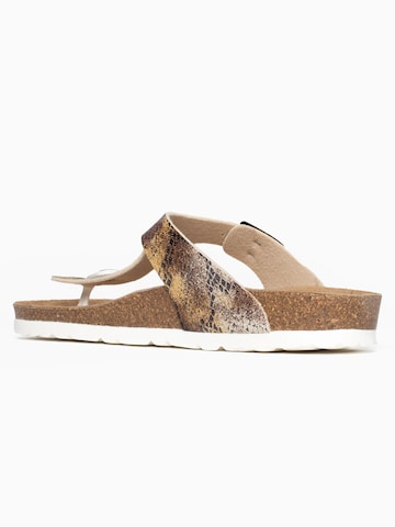 Bayton Teenslipper 'Mercure' in Beige