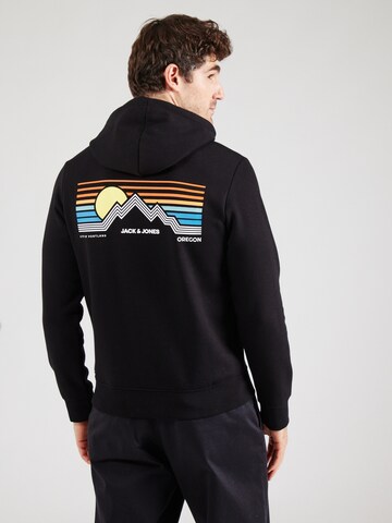 JACK & JONES Sweatshirt 'Explorer' in Schwarz