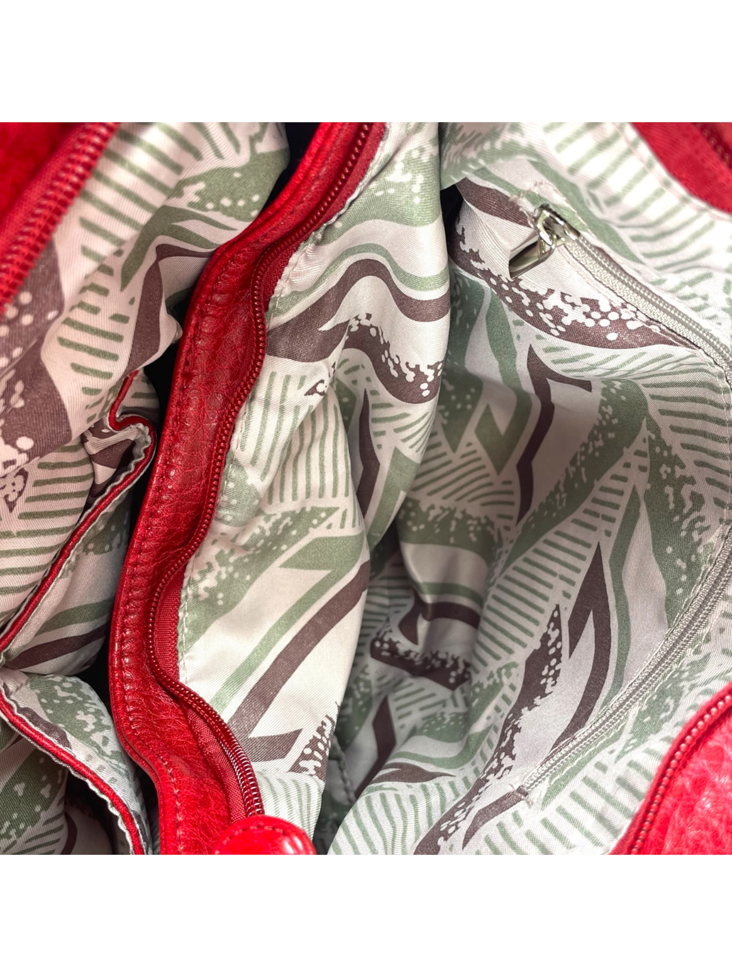 Borsa a spalla di Kumixi in rosso