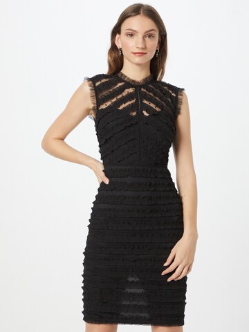 Lipsy Cocktail Dress in Black: front
