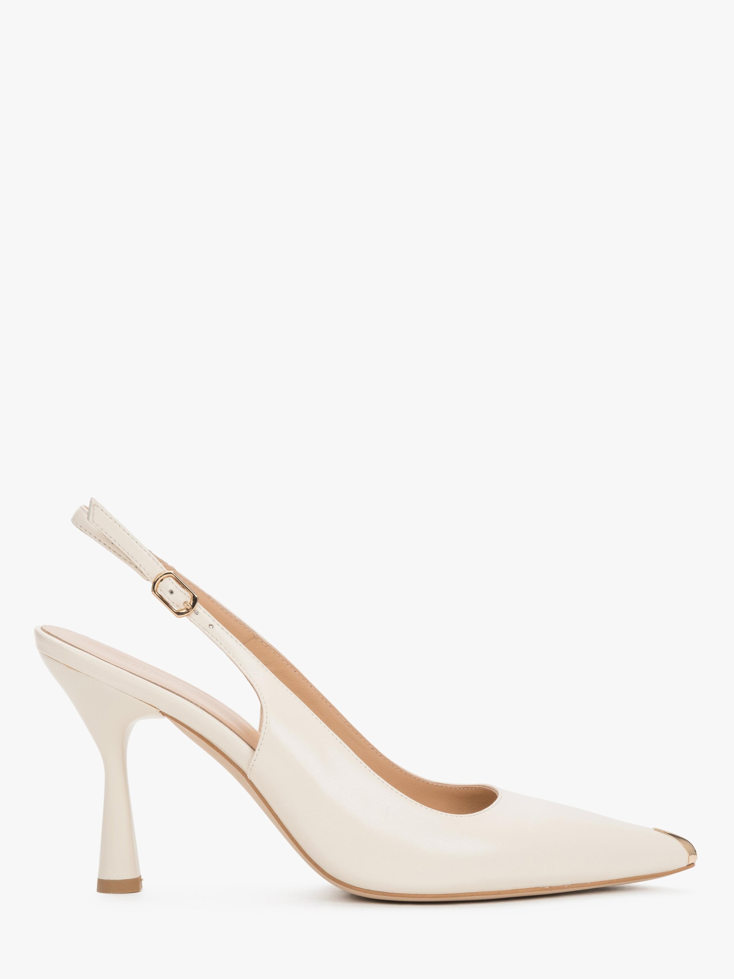 Estro - Zapatos destalonado '317-1322' en beige: frente