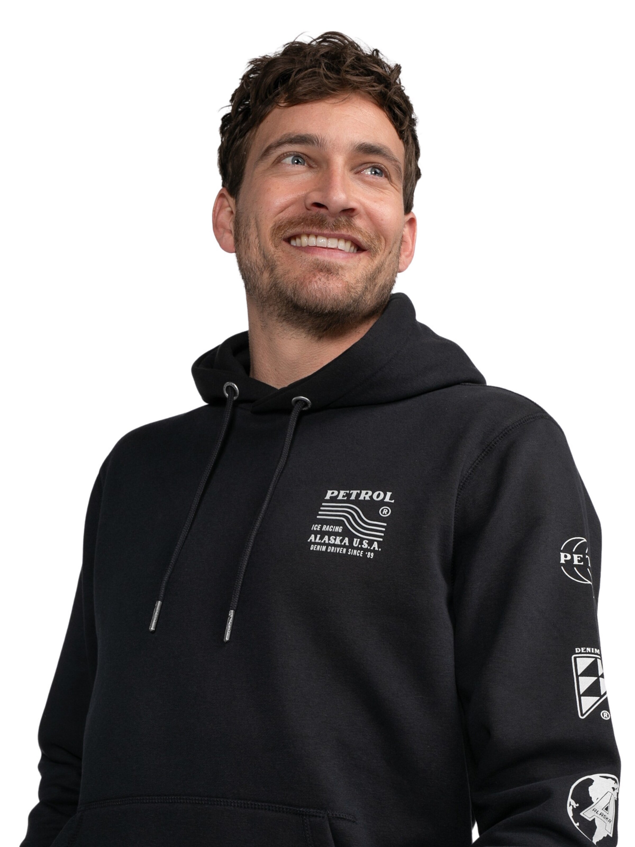 Petrol Industries Mikina 'Hubbard' - Čierna