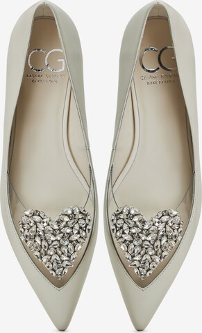 CESARE GASPARI Ballet Flats in Beige