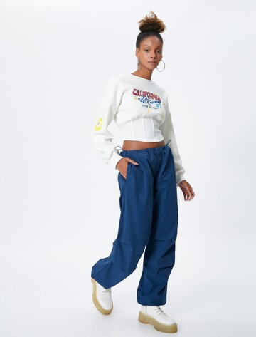 Koton Loosefit Broek in Blauw