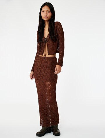 Koton Skirt in Brown: front