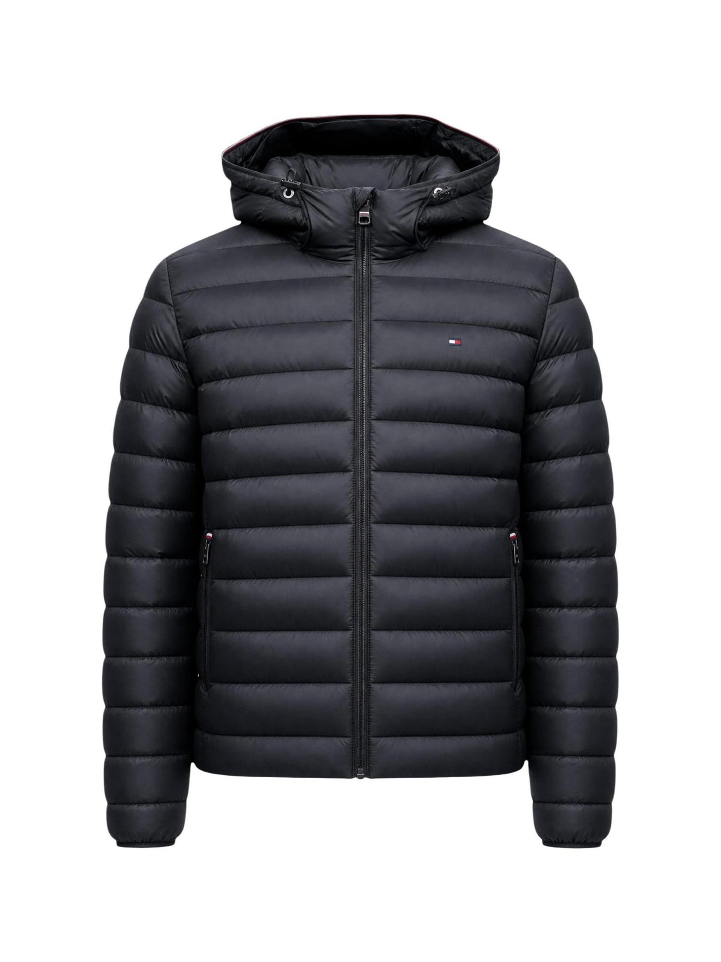 TOMMY HILFIGER Winter coat 'HOODED JACKET MW0MW43464' in M in Black, Item view