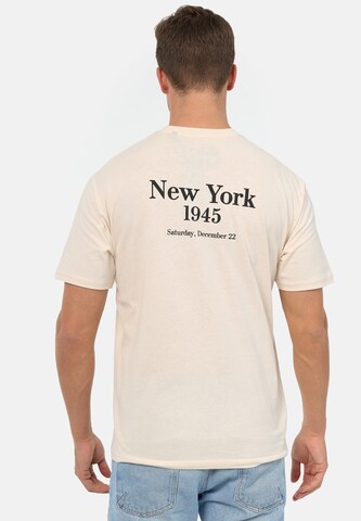 Recovered T-Shirt 'The Godfather New York 1945 Relaxed' in Beige