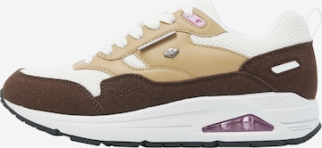 Sneaker bassa 'LENNOX ' di BRITISH KNIGHTS in marrone: frontale