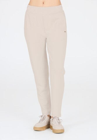 Athlecia Tapered Sportbroek 'Jillnana' in Beige: voorkant