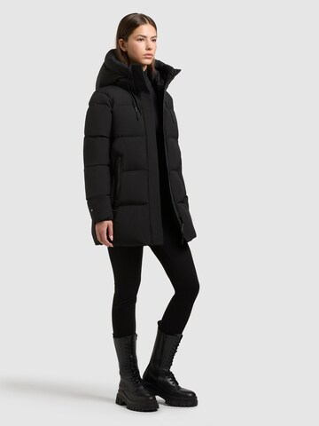 Veste d’hiver 'Drown Matt' khujo en noir
