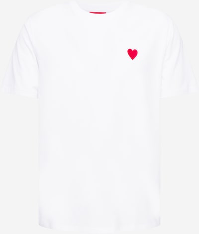 HUGO Camiseta 'Dappily' en rojo / blanco, Vista del producto