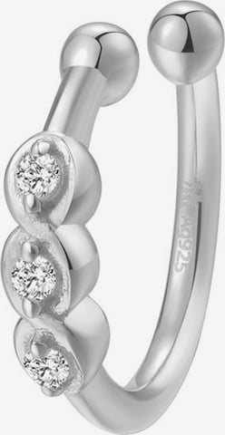 Orecchini 'Trinity Cuff' di Hey Happiness in argento: frontale