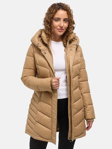 Tazzio Wintermantel 'F809'‌‌‌‌‌‌‌‌‌ in Beige: Vorderseite