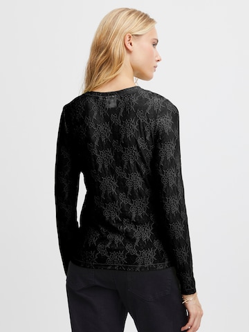 ICHI - Blusa 'JOURNEE' en negro