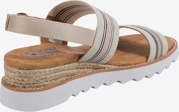 SKECHERS Strap Sandals 'Desert Kiss Hi Tea Time' in Beige