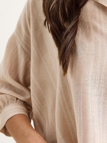 Bianco Lucci Blouse in Beige