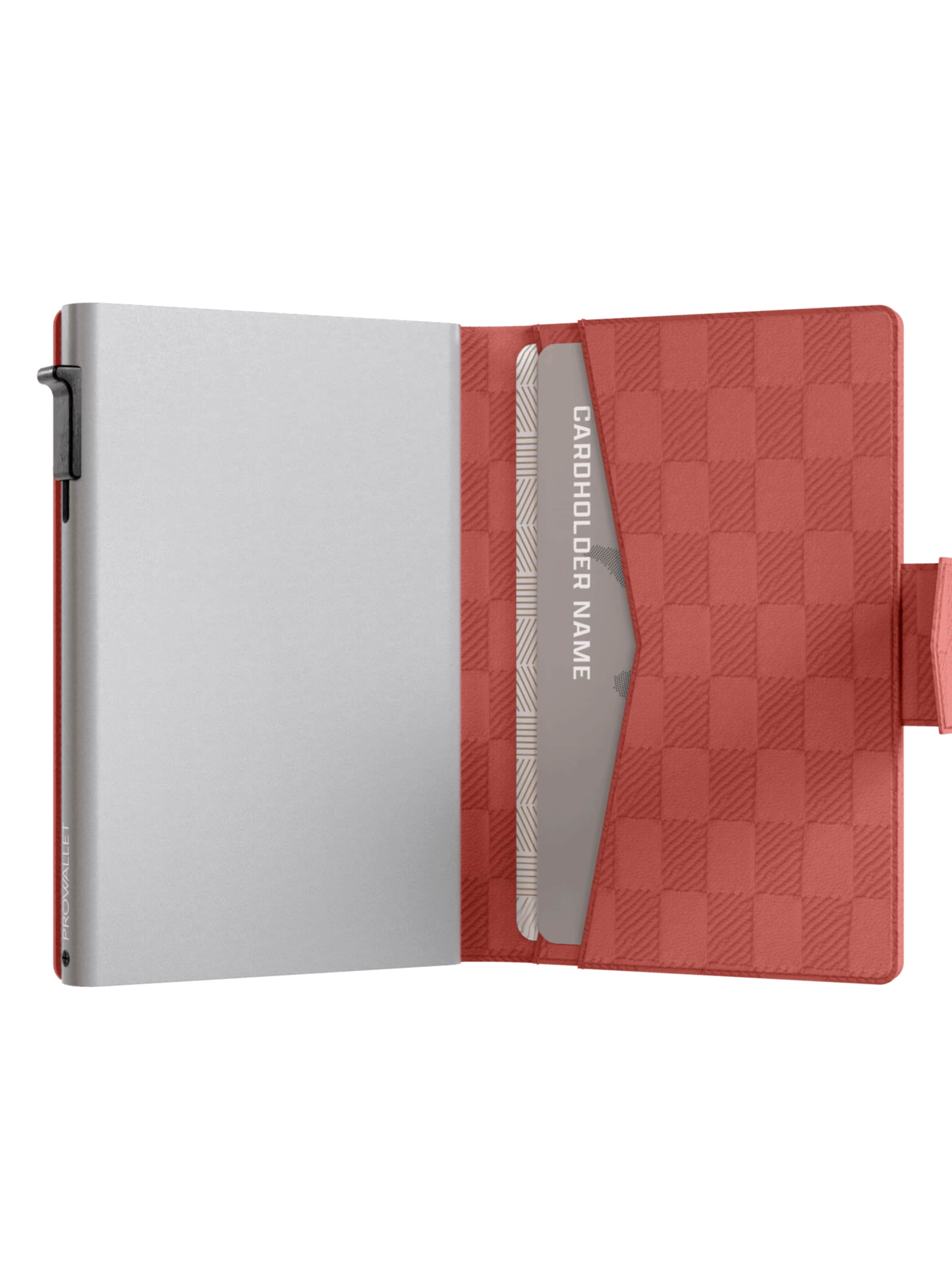 Prowallet Portemonnee 'Pasjeshouder Plus Panel' in Rood