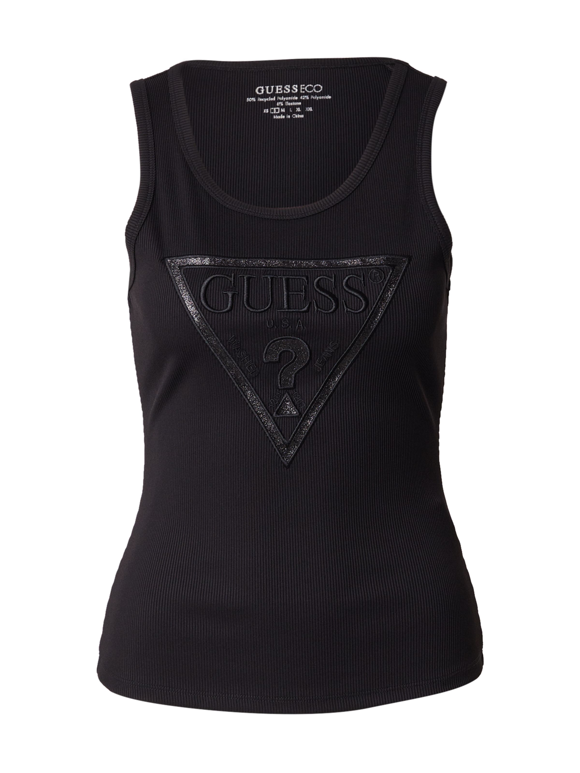 GUESS Top &#x27;VIVIANA&#x27; in Black: front