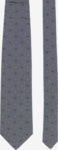 DOLCE & GABBANA Tie & Bow Tie in One size in Grey: front