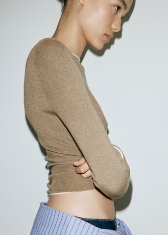 MANGO Pullover 'LUCCAPK' in Braun