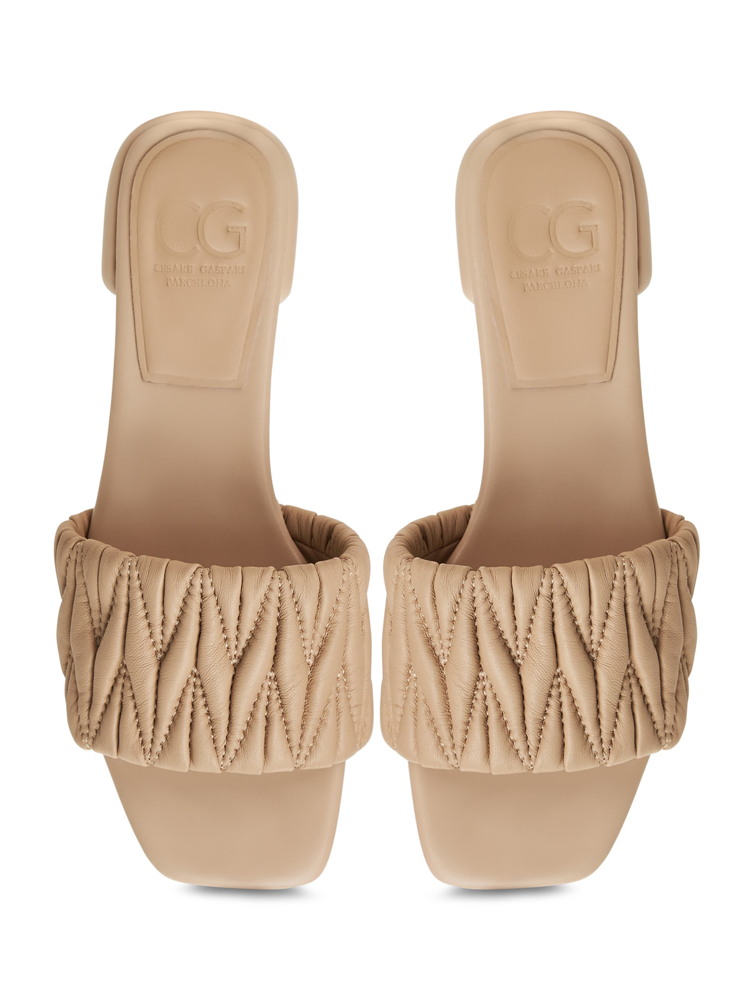Sandales CESARE GASPARI en beige