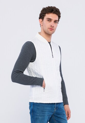 Gilet 'Raffaele' Giorgio di Mare en blanc