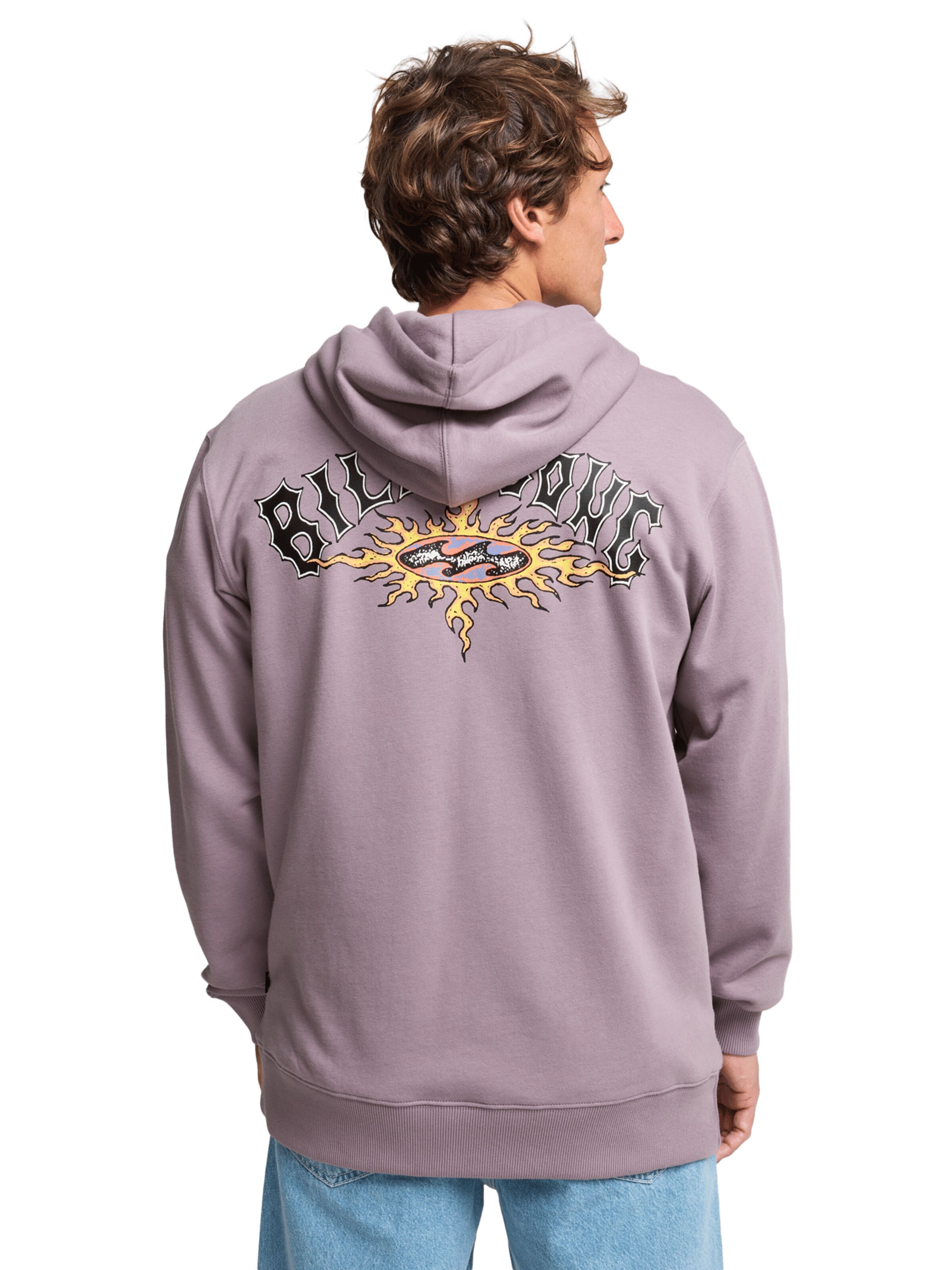 BILLABONG Sweatshirt 'Foundation' in Purple: front