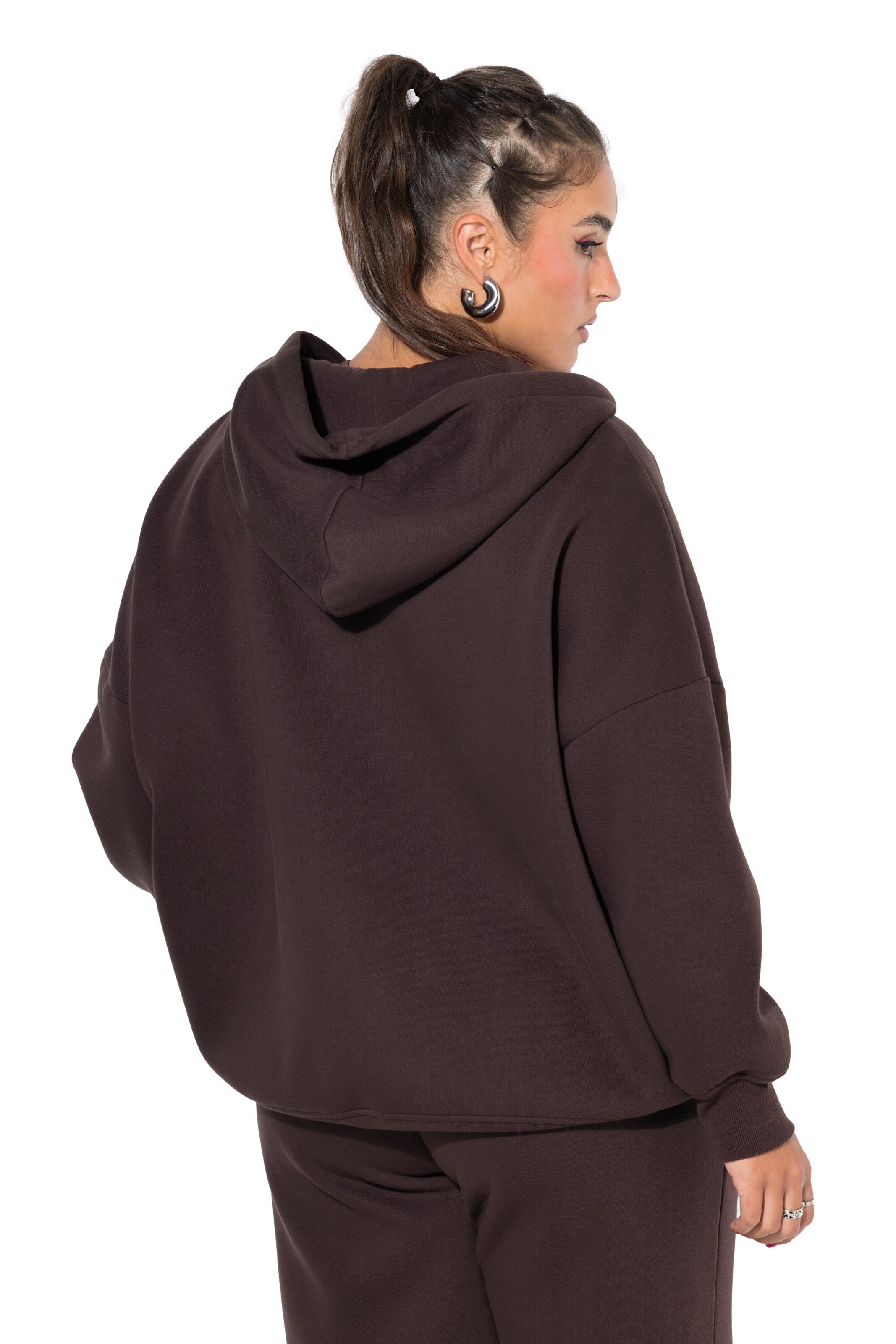 Studio Untold Sweatjacke in Braun