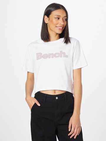 BENCH Тениска 'KAY' в бяло: отпред