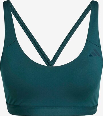 ADIDAS PERFORMANCE Sport-BH 'ALL ME ESS' in Grün: Vorderseite