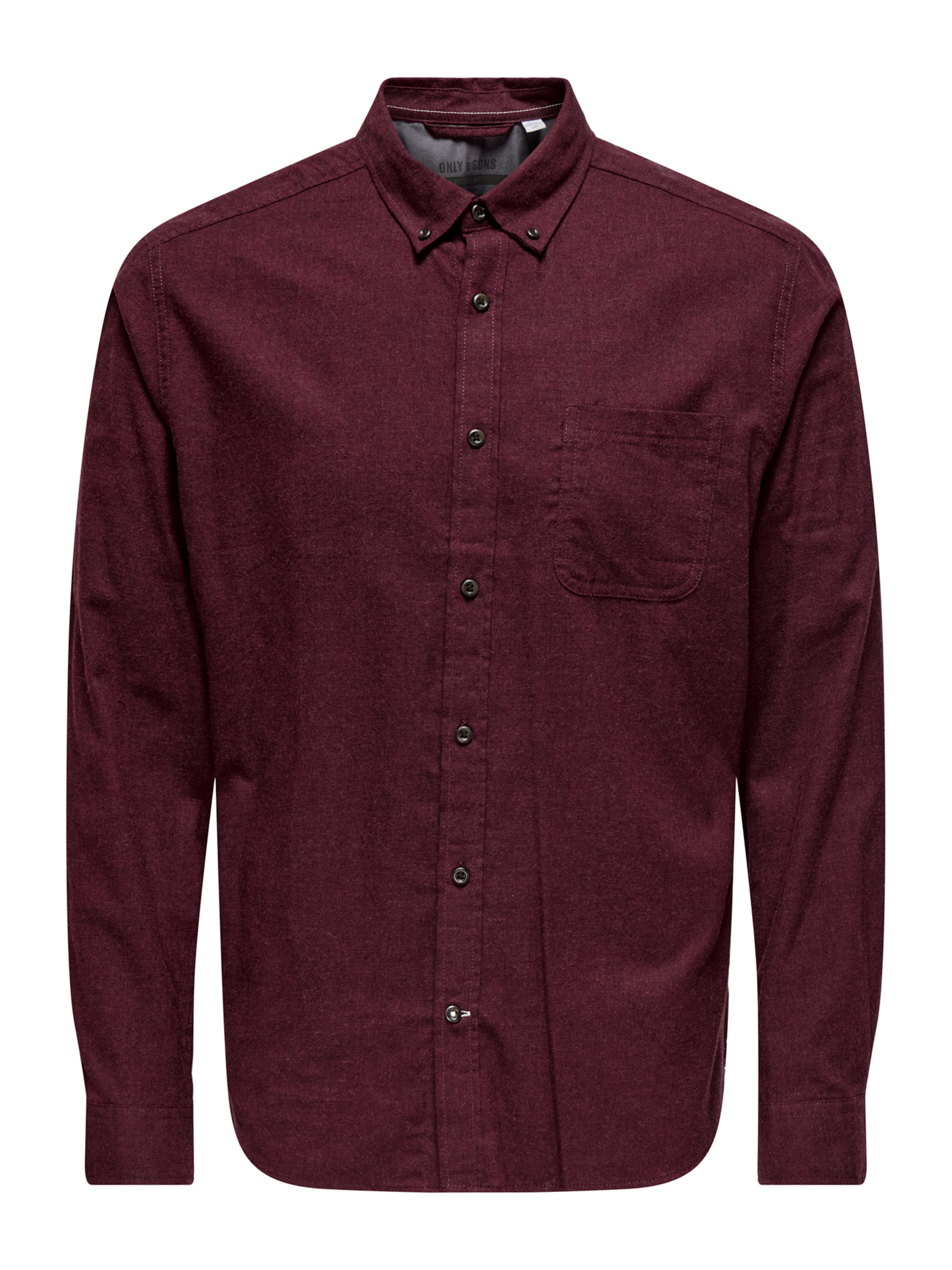 Only & Sons Πουκάμισο 'ONSRoad' σε κόκκινο: μπροστά