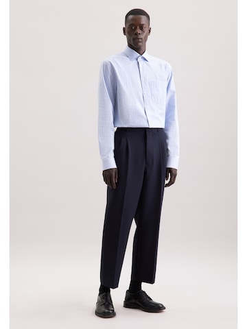 Coupe regular Chemise SEIDENSTICKER en bleu