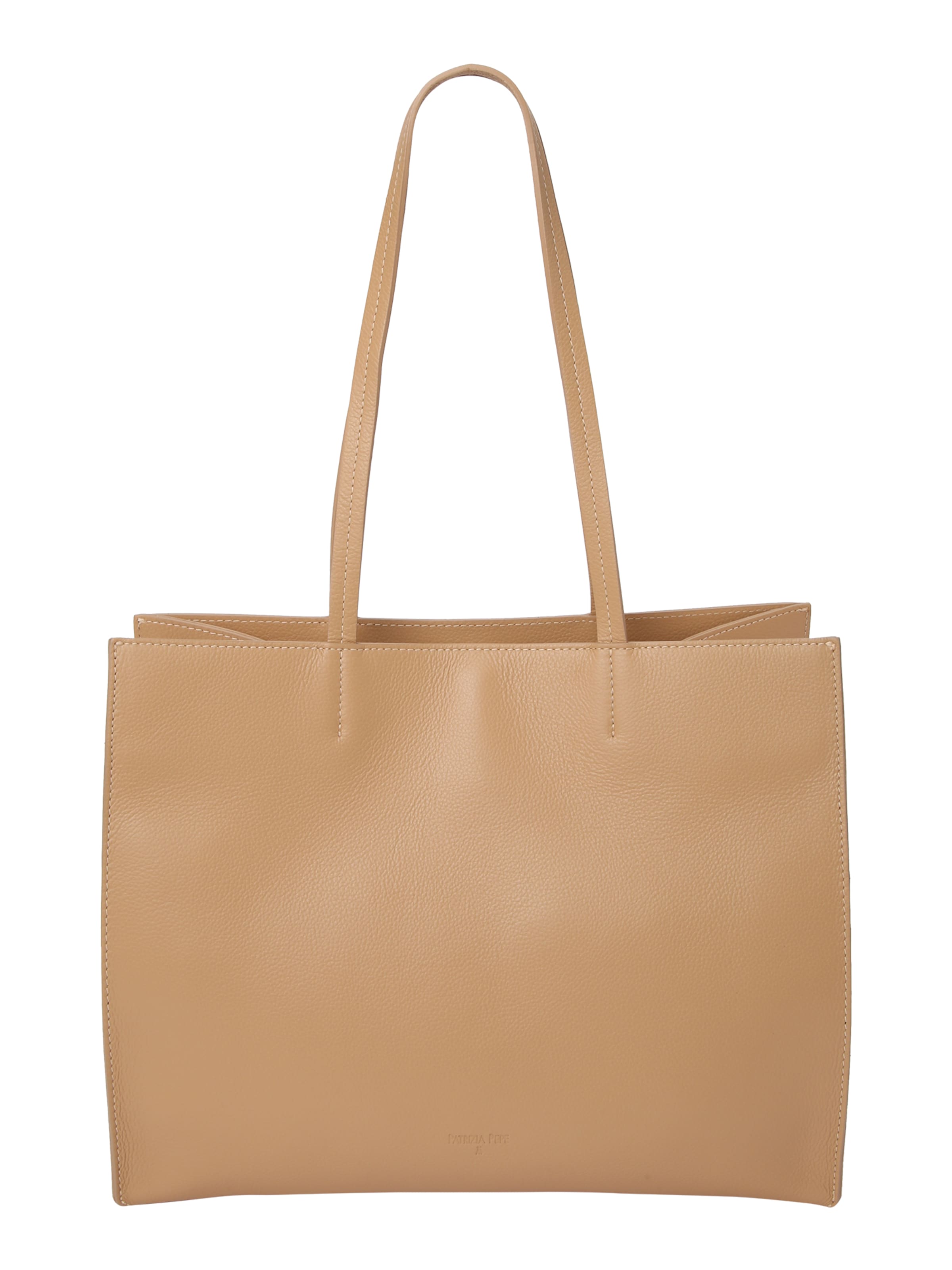 Shopper di PATRIZIA PEPE in beige: frontale