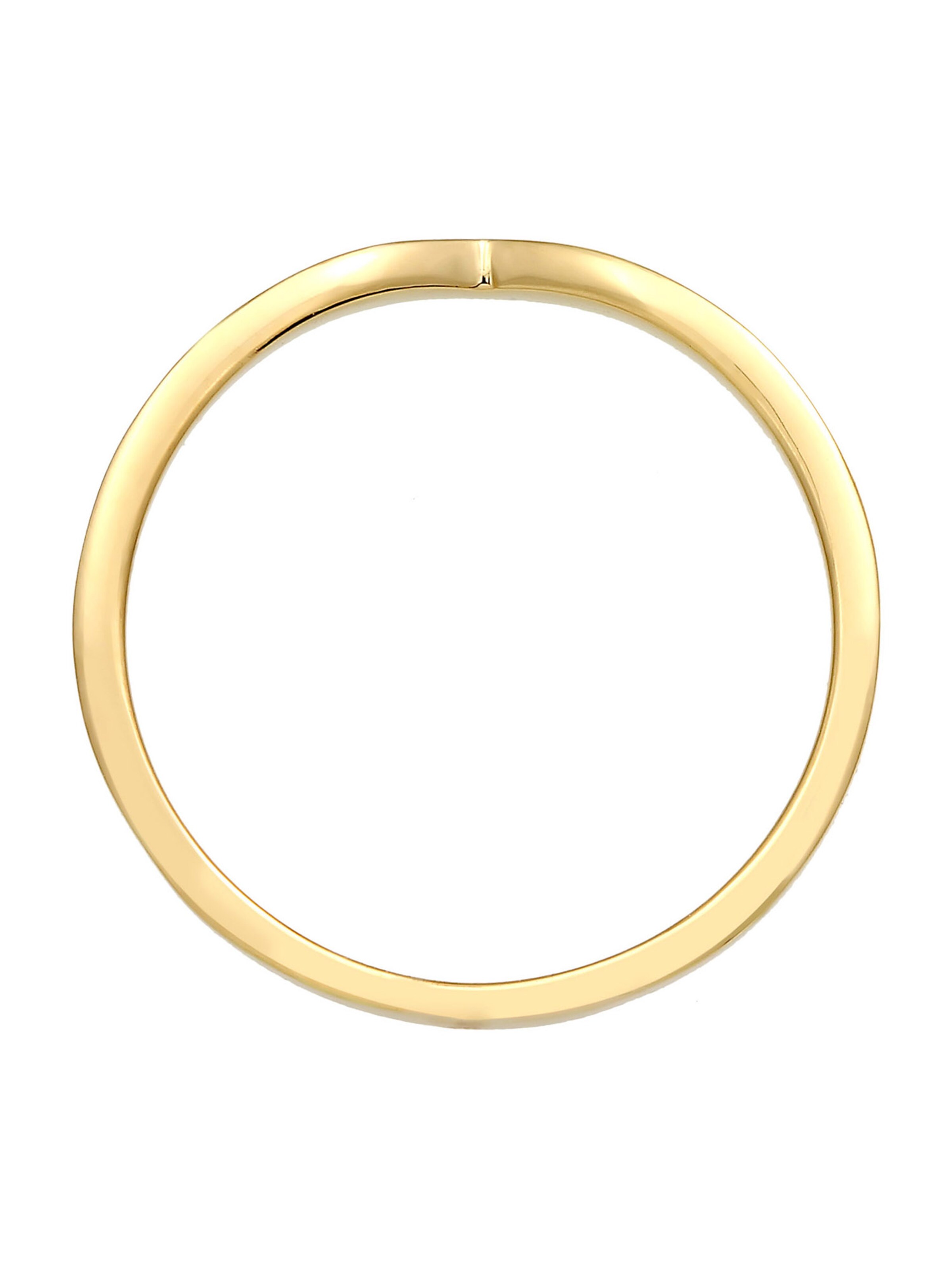 ELLI PREMIUM Pierścionek w kolorze złoty