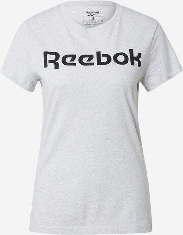 Reebok Funkční tričko – šedá: přední strana