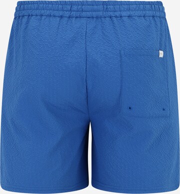 Pantaloncini sportivi da bagno 'Stan Seersucker' di Les Deux in blu