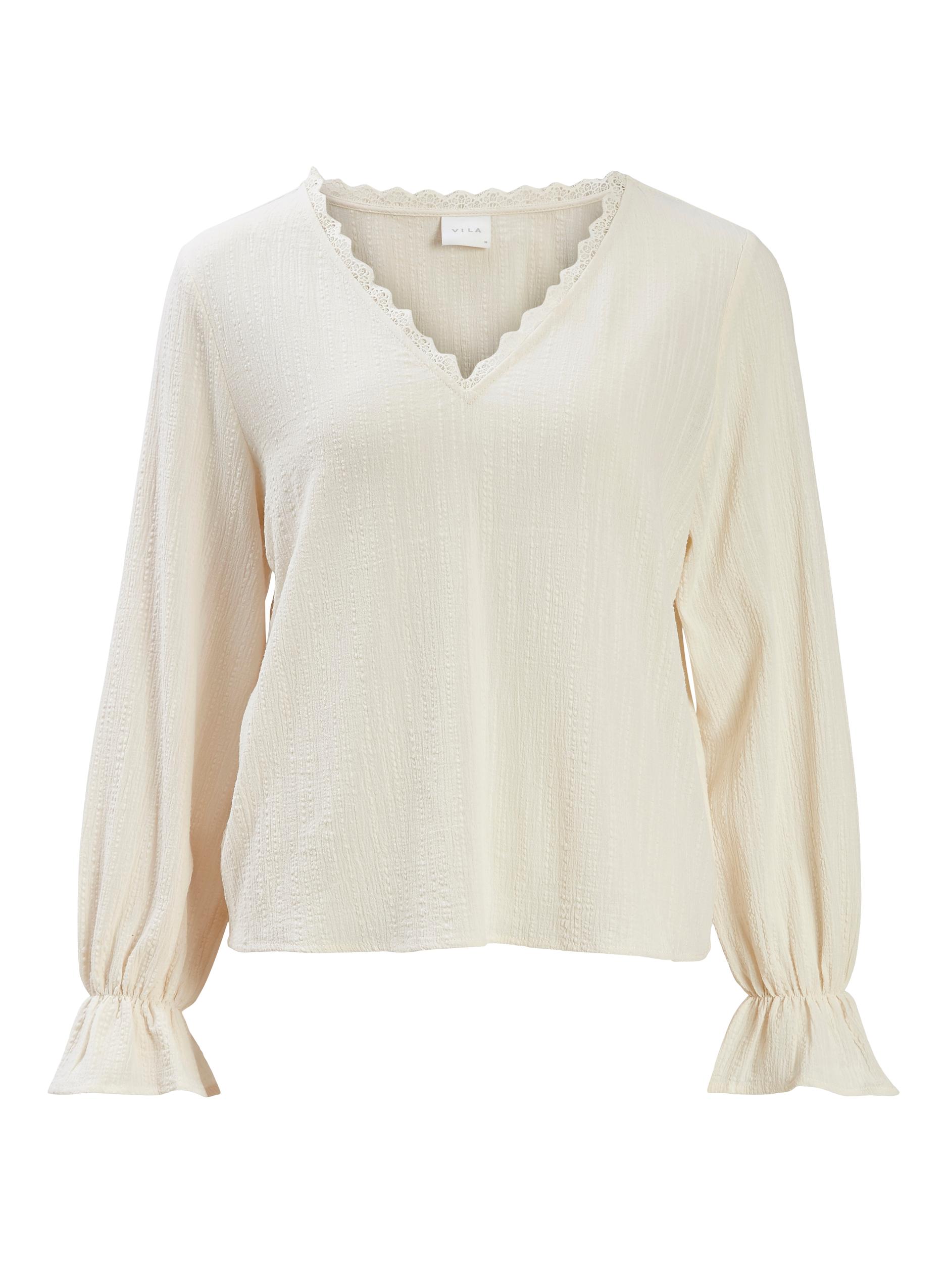 VILA Camicia da donna Clio in Beige 