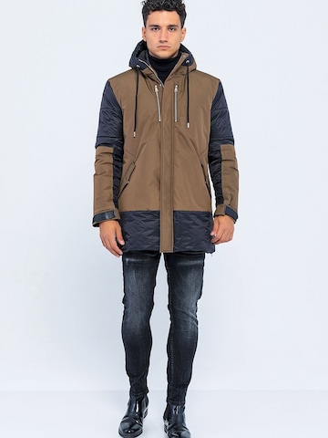 Ron Tomson Winter Coat in Blue