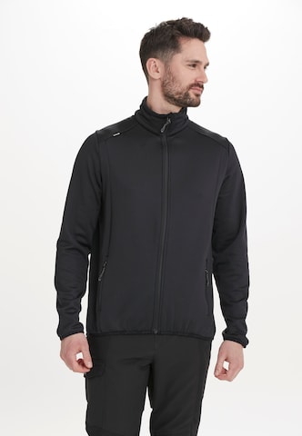 Whistler Athletic Fleece Jacket 'Fred' in Black: front