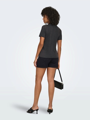 ONLY Футболка 'ONLLUCY' в Черный