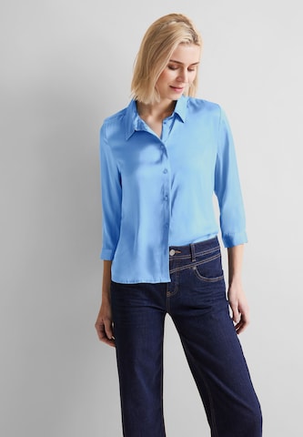 STREET ONE Blouse in Blue: front