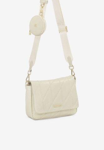 Kazar Crossbody Bag in Beige