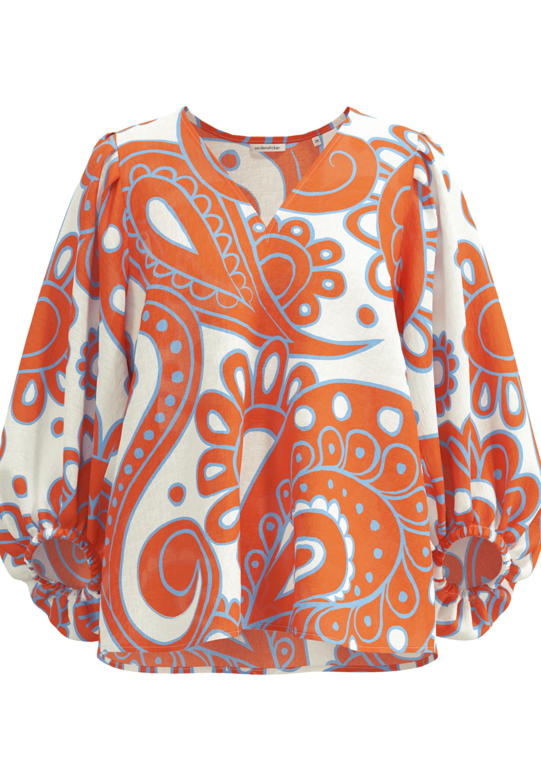 SEIDENSTICKER Shirt 'Curvy' in Orange