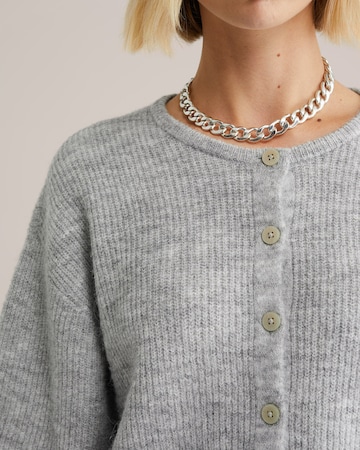 WE Fashion Knit cardigan in Grey
