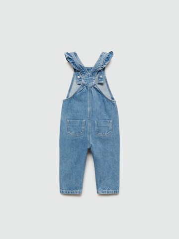 MANGO KIDS Regular Latzjeans 'EMILLE' in Blau