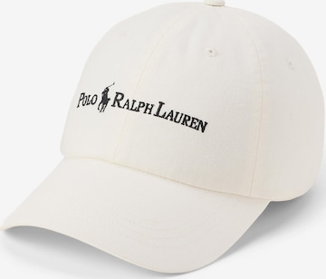 Șapcă de la Polo Ralph Lauren pe alb: față