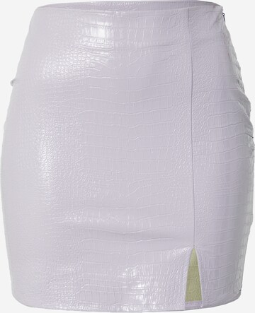 Daisy Street Skirt in Purple: front