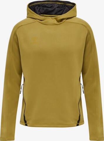 Sweat de sport 'Cima' Hummel en jaune : devant